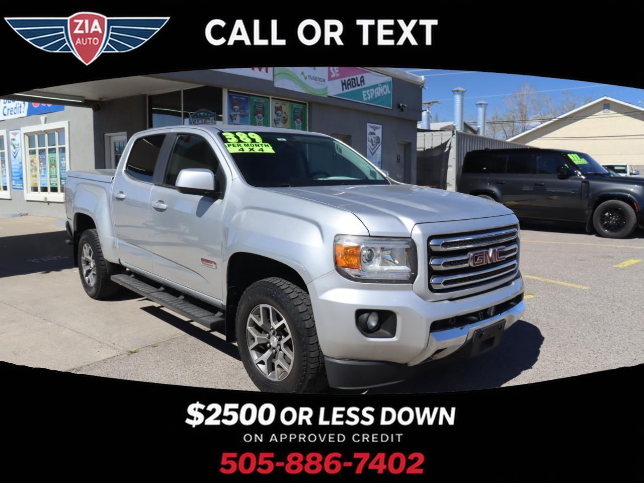 2016 GMC Canyon SLE Crew Cab 4WD