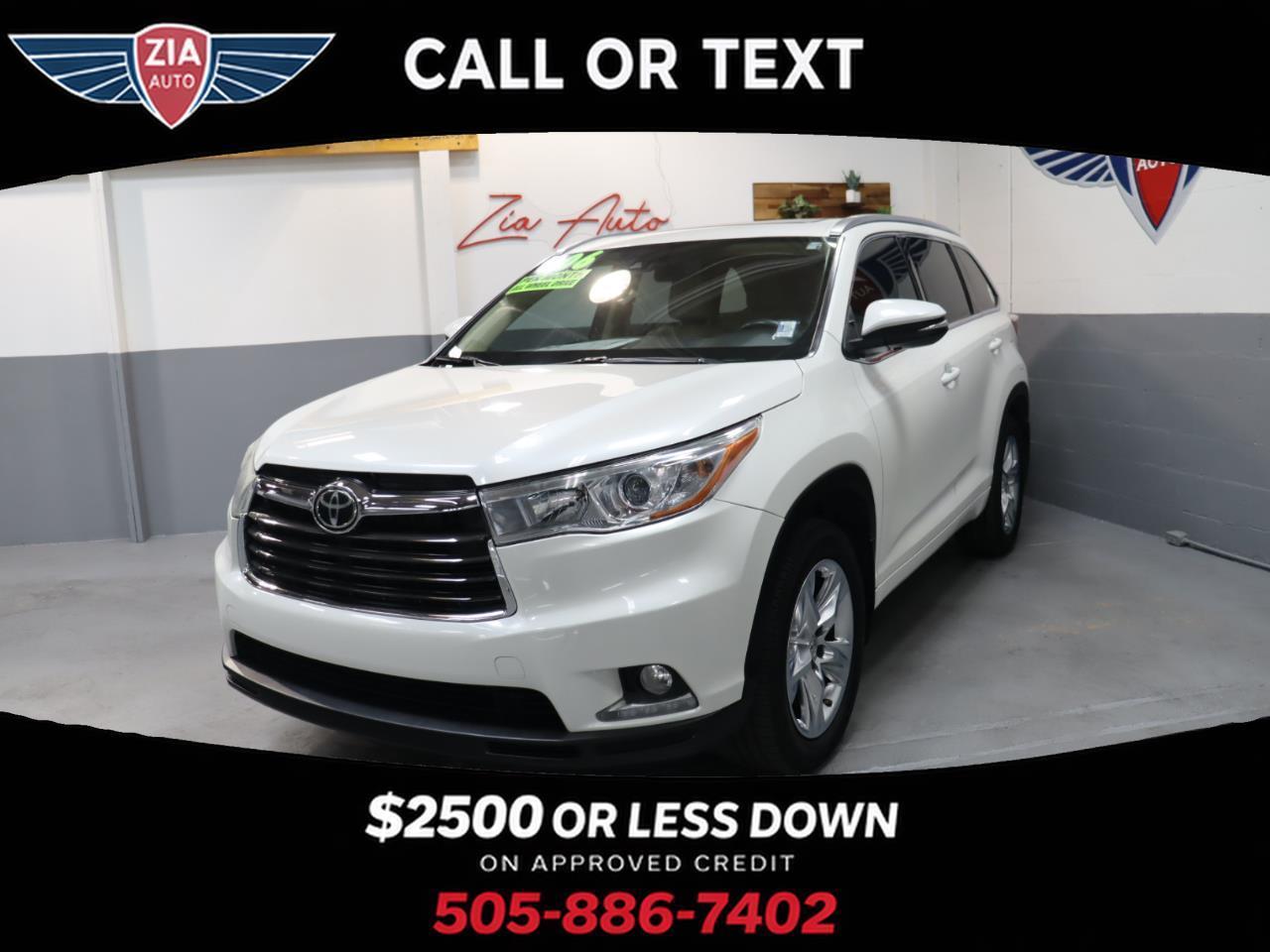 2015 Toyota Highlander 4d SUV AWD Limited Platinum