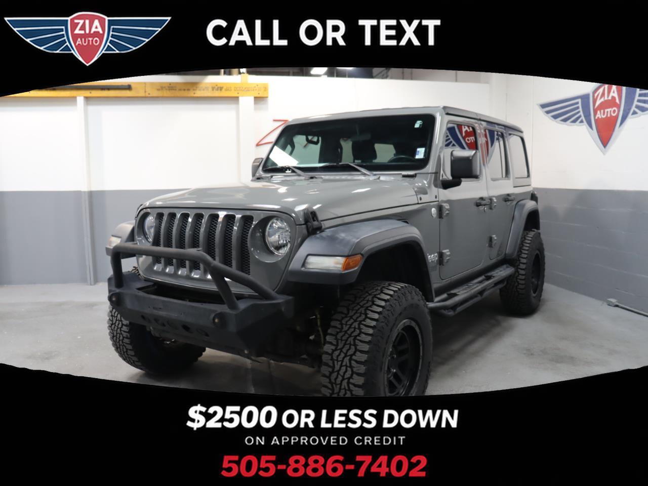 2018 Jeep Wrangler 4d SUV 4WD Sport S