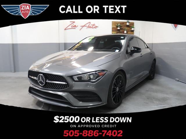 Gray 2020 Mercedes-Benz CLA 250 FWD Coupe Front-Wheel Drive 7-Speed Automatic