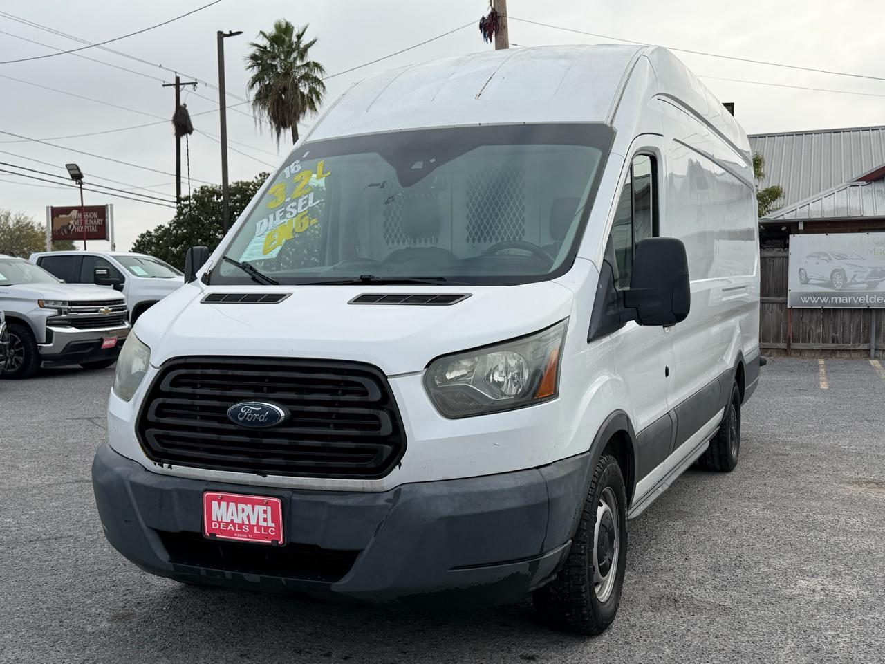 Ford Transit Cargo Van T-350 148" EL Hi Rf 9500 GVWR Sliding RH Dr 2016