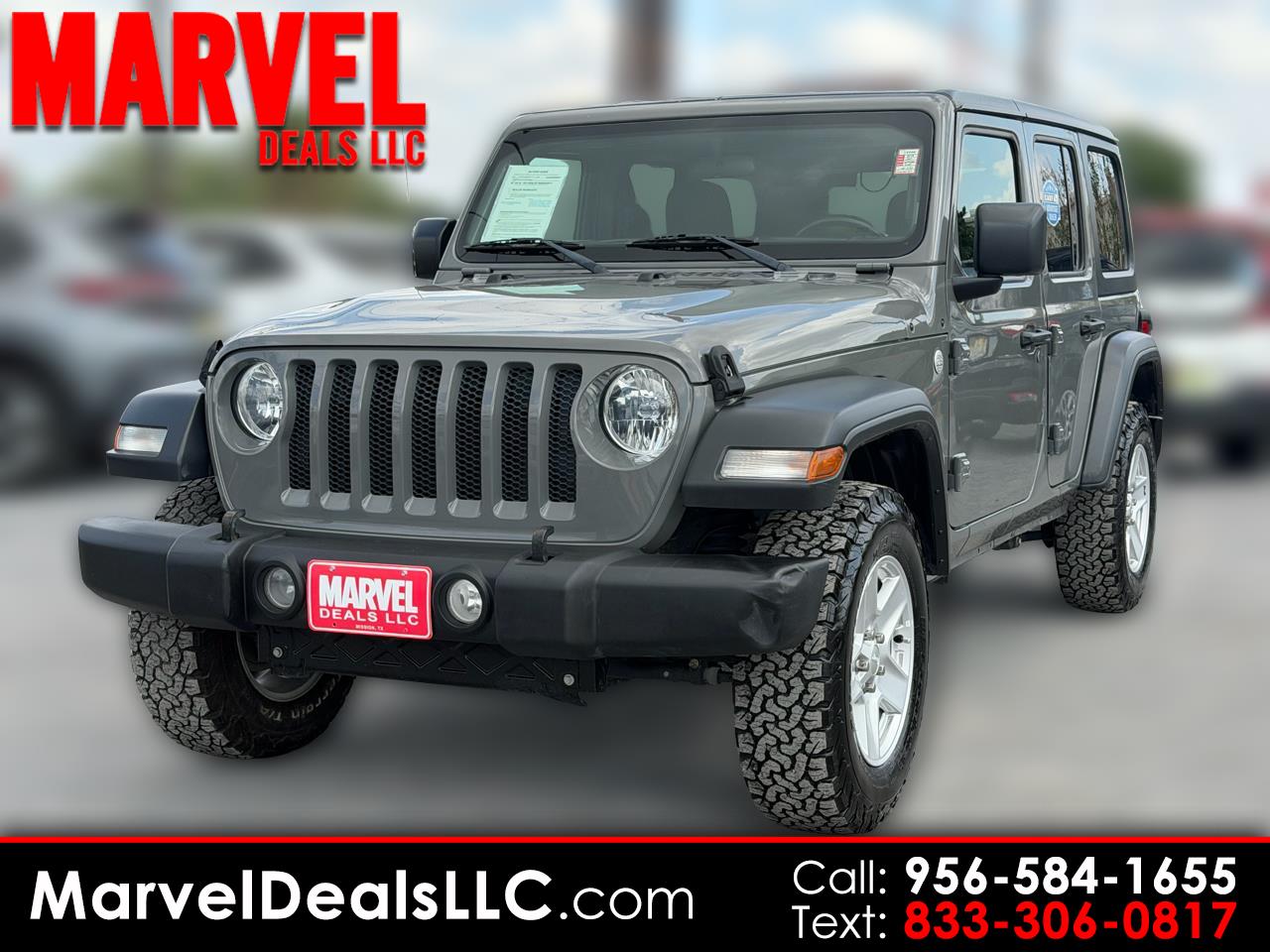 2019 Jeep Wrangler Unlimited Sport S 4x4