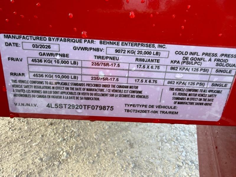 B-B Trailer Tilt Trailer  2026