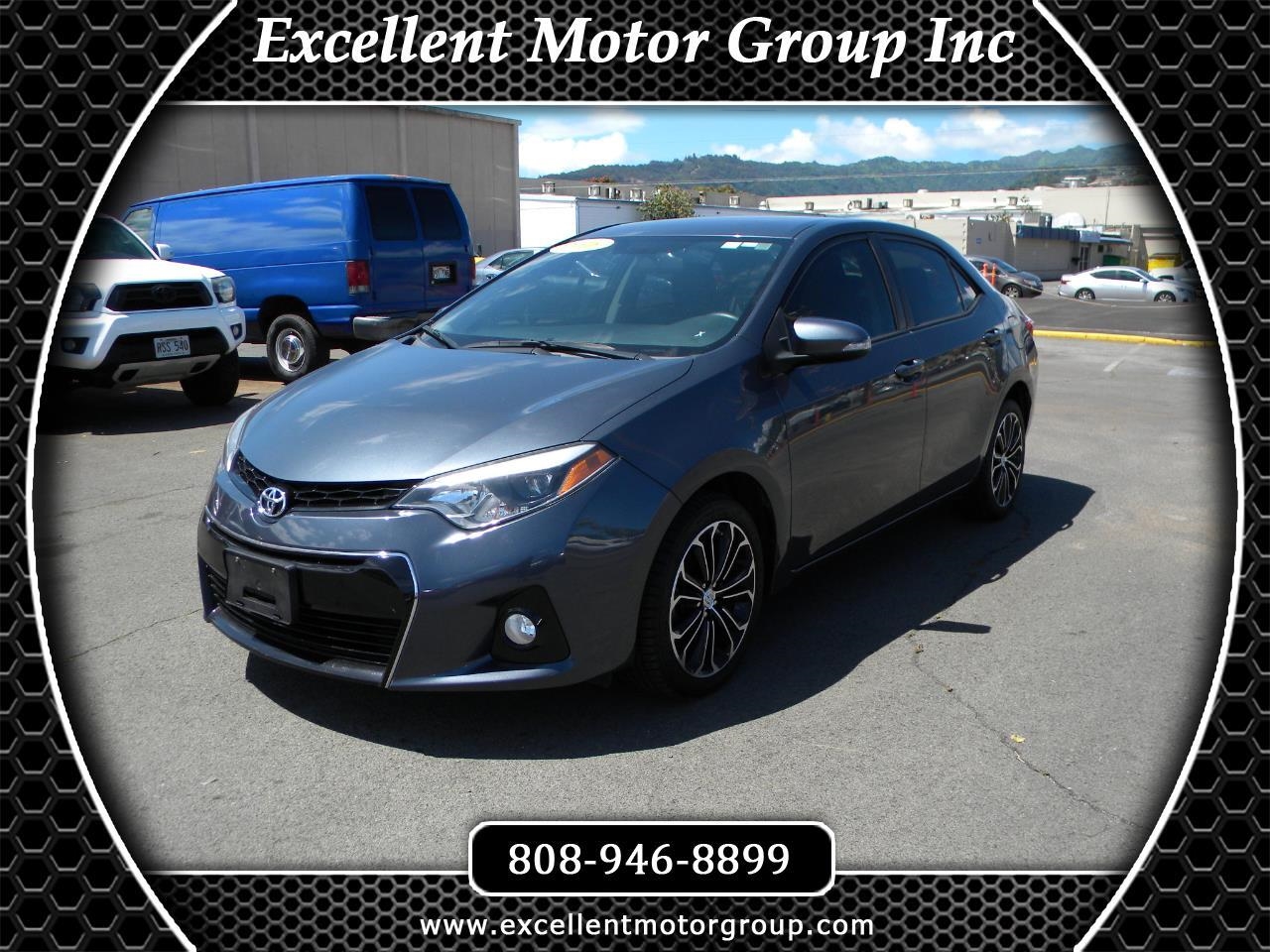 Used 2016 Toyota Corolla 4dr Sdn CVT S w/Special Edition Pkg (Natl) for