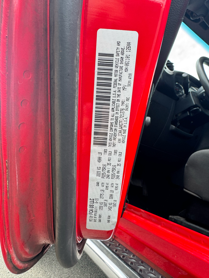 Jeep Wrangler 4WD 2dr Sport 2015