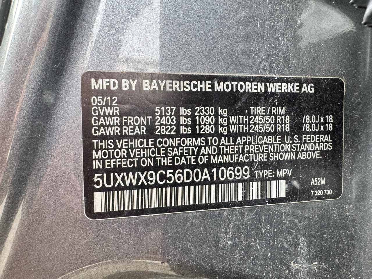 BMW X3 AWD 4dr xDrive28i 2013