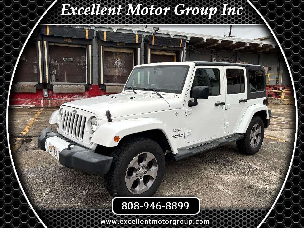 Jeep Wrangler Unlimited 4WD 4dr Sahara 2016