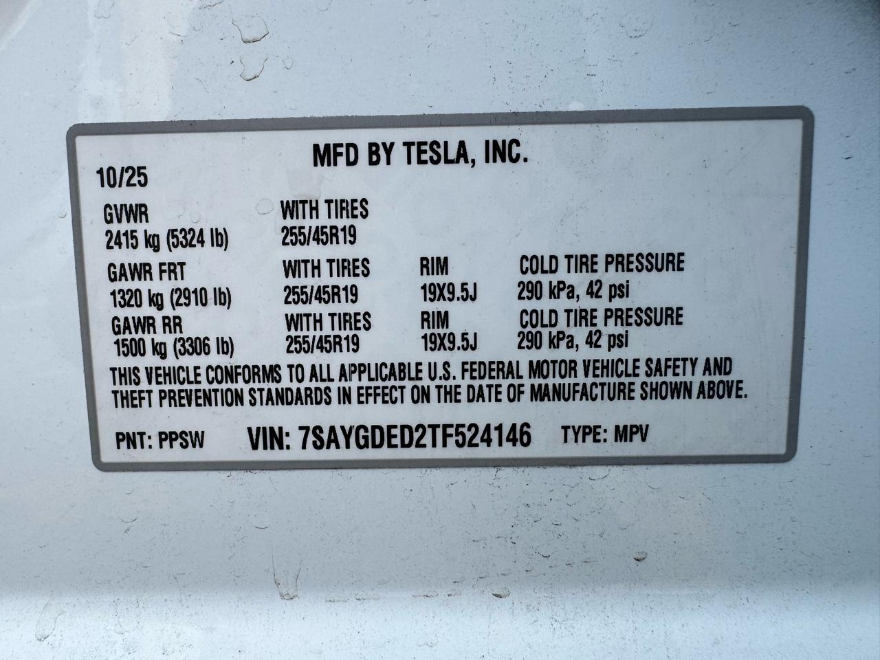 Tesla Model Y Premium RWD 2026