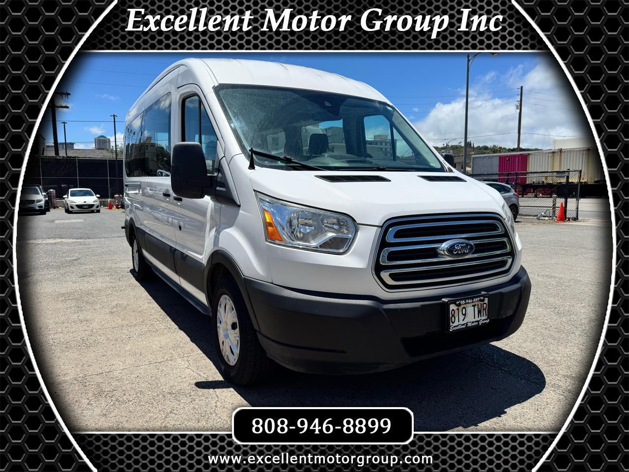 Ford Transit Passenger Wagon T-350 148" Med Roof XLT Sliding RH Dr 2018