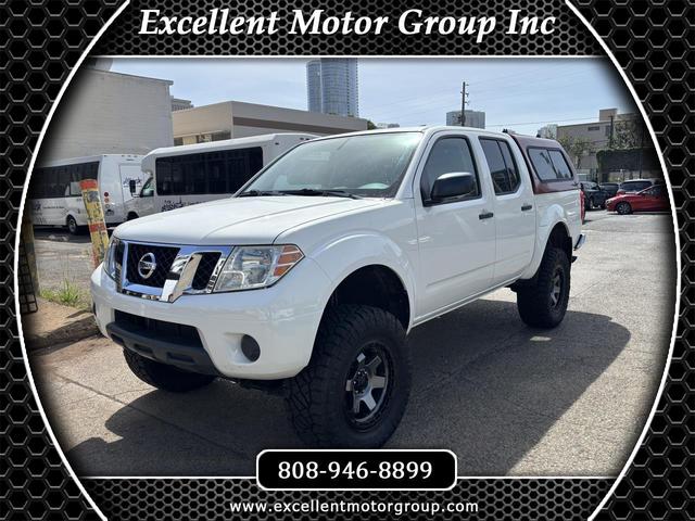 White 2019 Nissan Frontier Pickup Truck Four-Wheel Drive Automatic