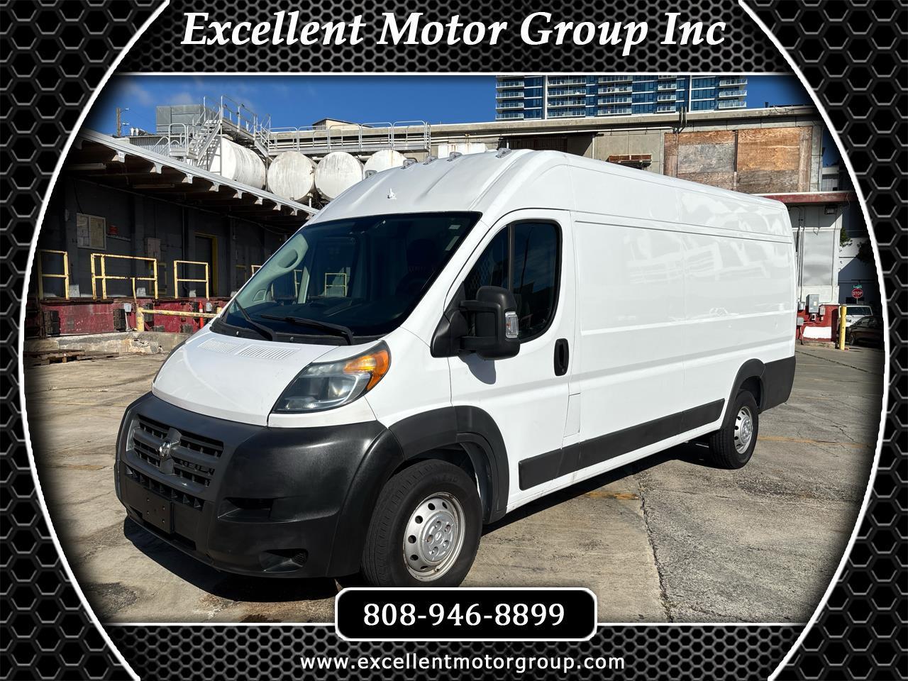 RAM ProMaster Cargo Van 3500 High Roof 159" WB EXT 2018