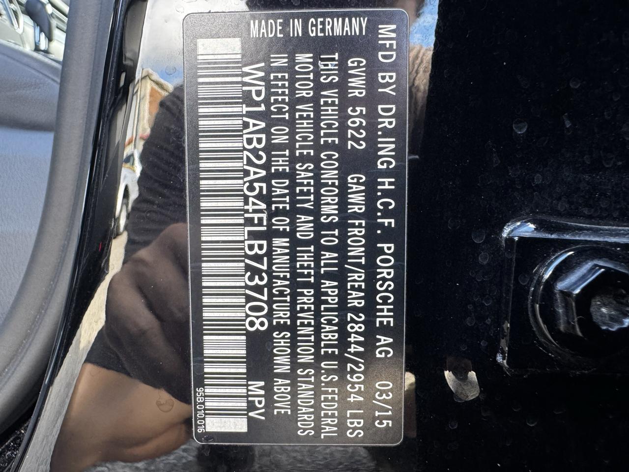 Porsche Macan AWD 4dr S 2015