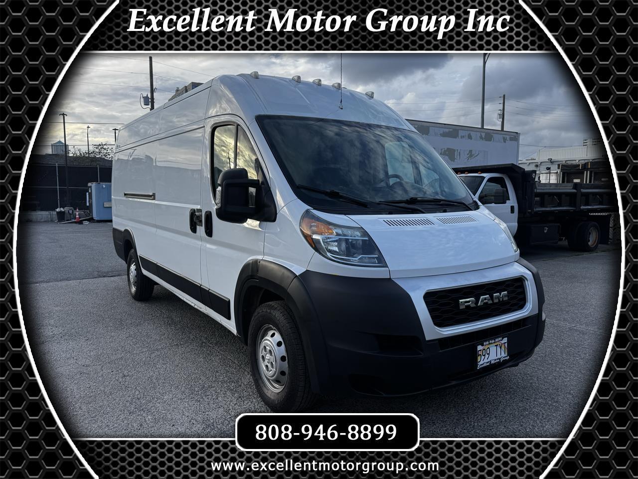 RAM ProMaster Cargo Van 3500 High Roof 159" WB EXT 2019