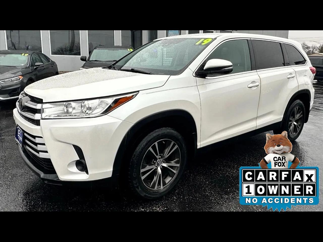 2019 Toyota Highlander LE Plus AWD V6