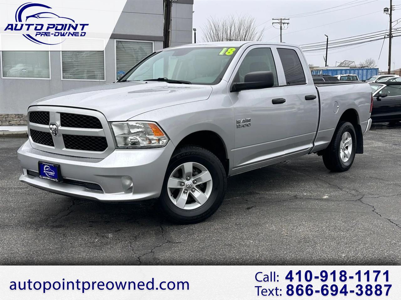 RAM 1500 Express 4x4 Quad Cab 6'4" Box 2018