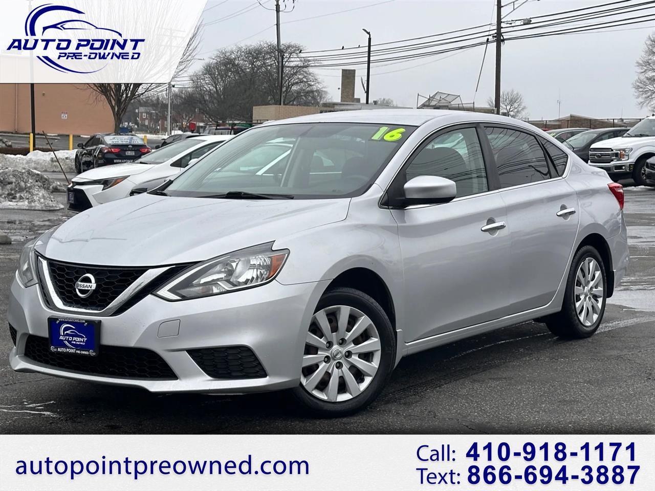 Nissan Sentra 4dr Sdn I4 CVT S 2016