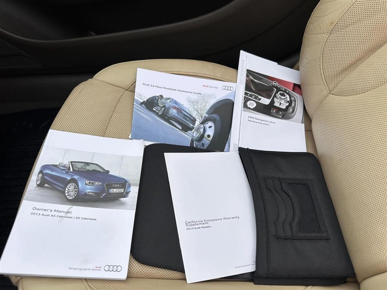 Audi A5 2dr Cabriolet Auto quattro 2.0T Premium Plus 2013