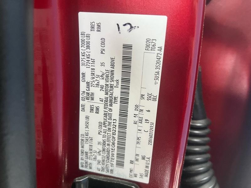 Ford F-150 XL SuperCrew 5.5-ft. Bed 4WD 2016