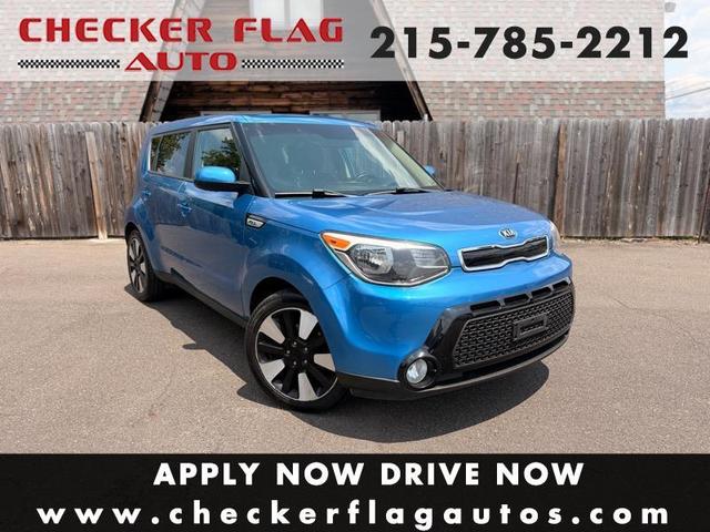 Blue 2016 Kia Soul Wagon Front-Wheel Drive Automatic