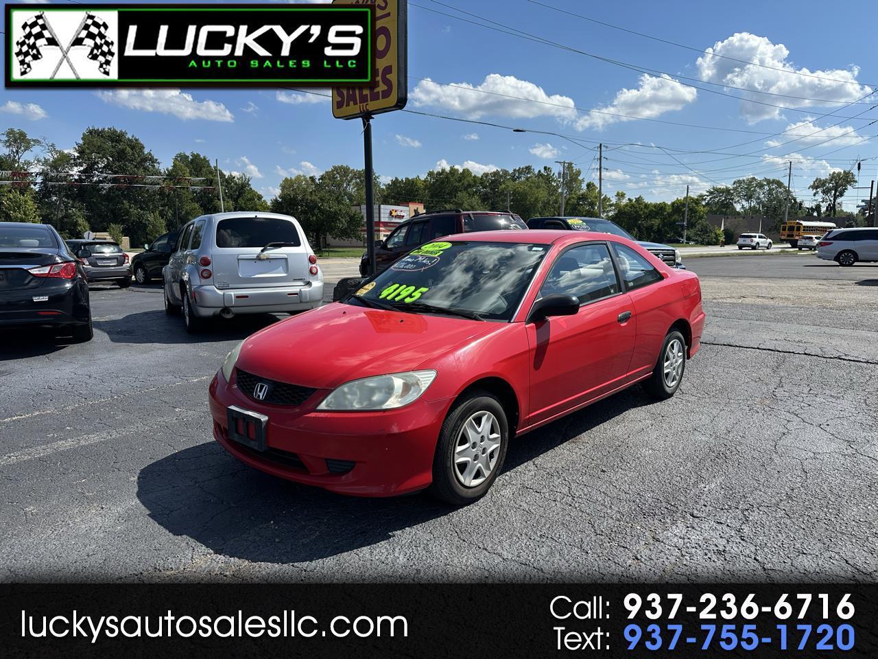 2004 Honda Civic VP coupe AT