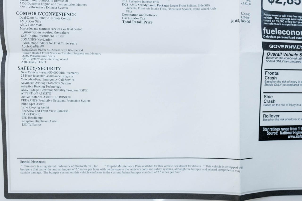 Mercedes-Benz AMG GT C Coupe 2021