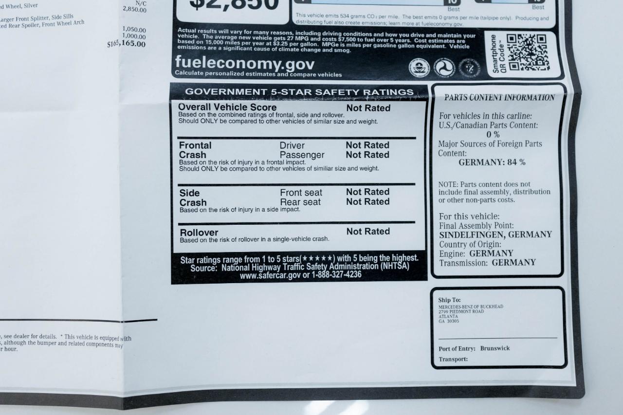 Mercedes-Benz AMG GT C Coupe 2021