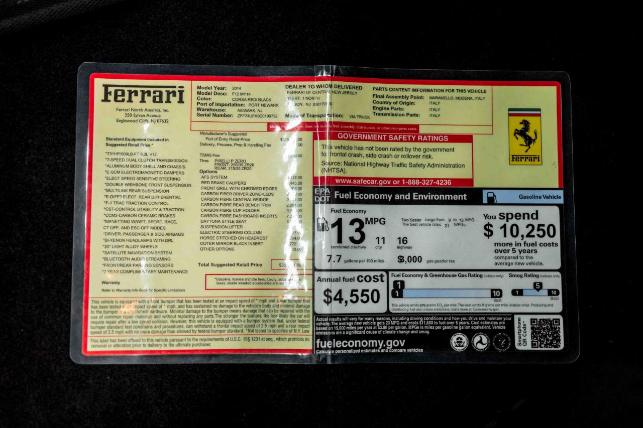 Ferrari F12 Berlinetta Coupe 2014