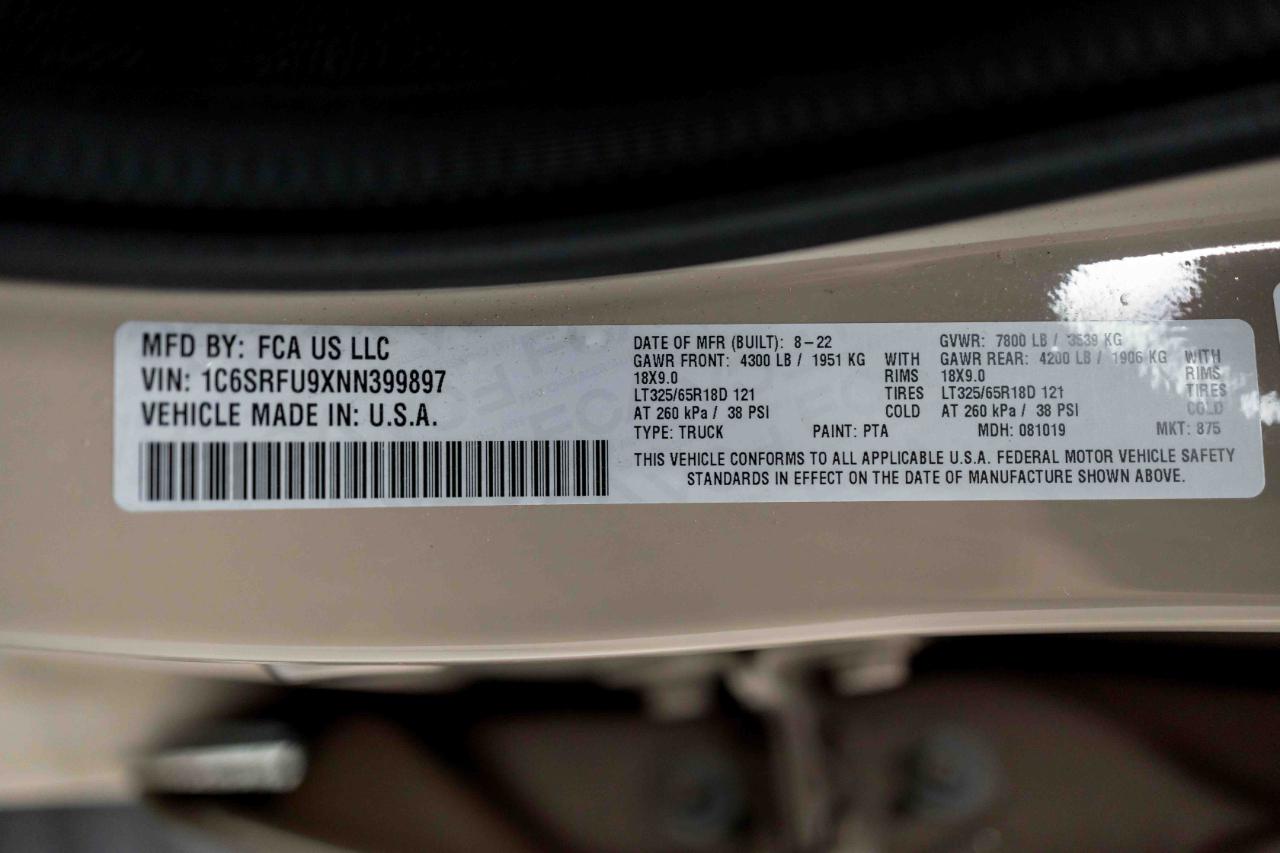 RAM 1500 TRX Crew Cab SB 4WD 2022