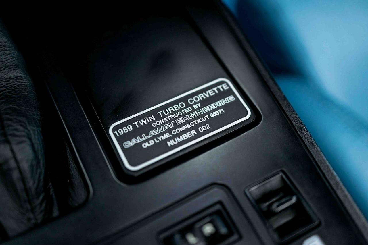 Chevrolet Corvette Callaway Convertible 1989