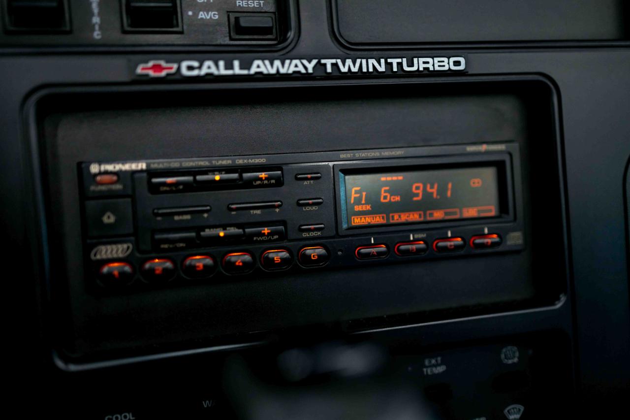 Chevrolet Corvette Callaway Convertible 1989