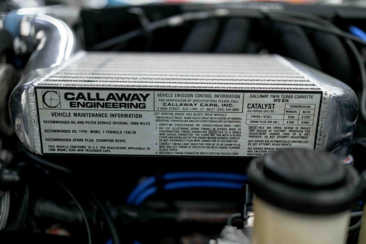 Chevrolet Corvette Callaway Convertible 1989