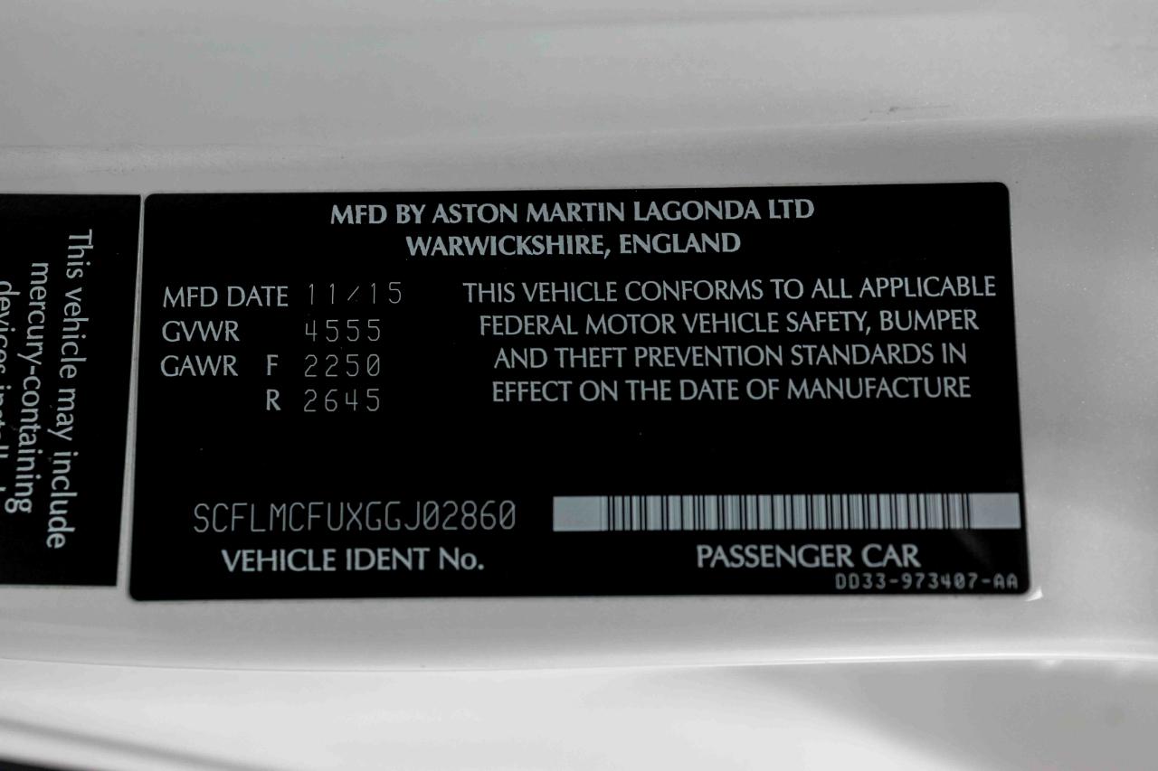 Aston Martin Vanquish Coupe 2016