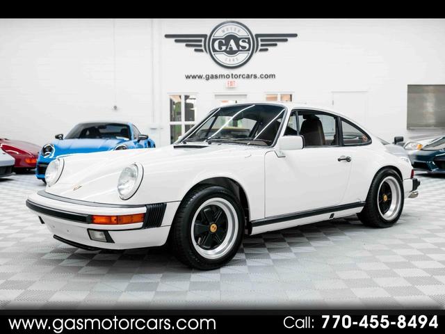 White 1989 Porsche 911 Carrera Coupe Coupe Rear-Wheel Drive 5-Speed Manual