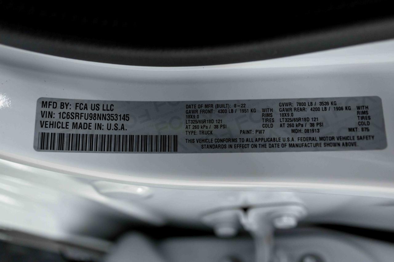 RAM 1500 TRX Crew Cab SB 4WD 2022