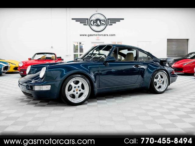 Green 1992 Porsche 911 Coupe Rear-Wheel Drive Manual