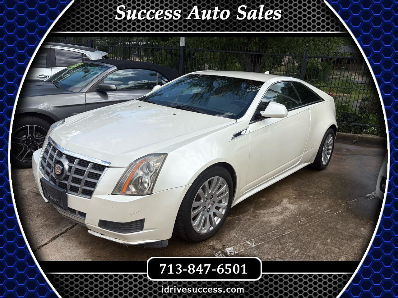2012 Cadillac CTS 2dr Cpe RWD