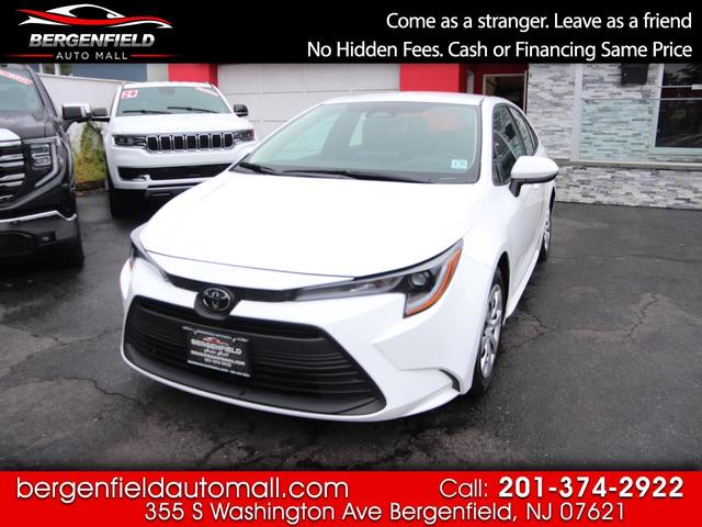 White 2026 Toyota Corolla Sedan Front-Wheel Drive Automatic