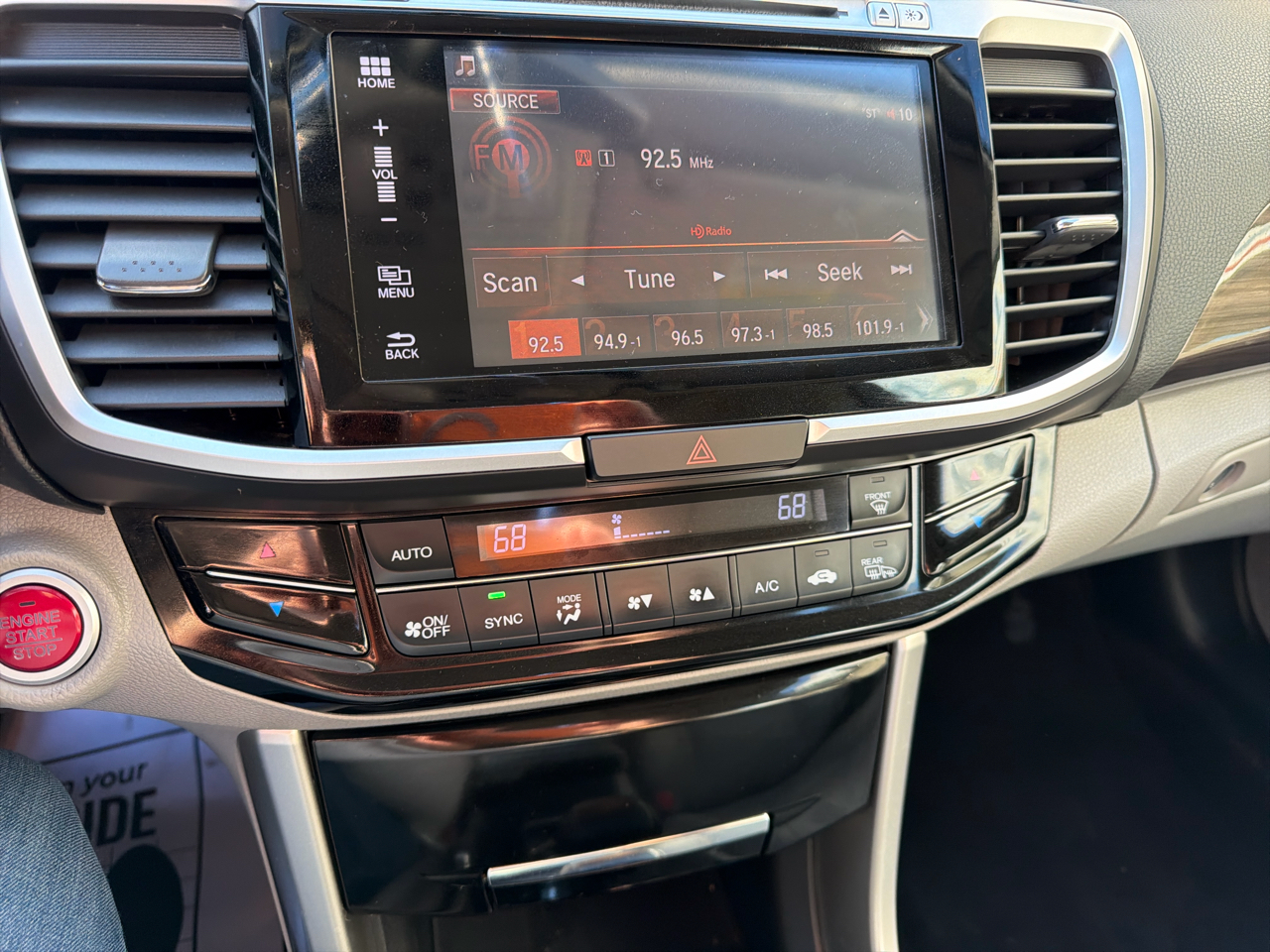 Honda Accord Sedan 4dr I4 CVT EX-L 2016