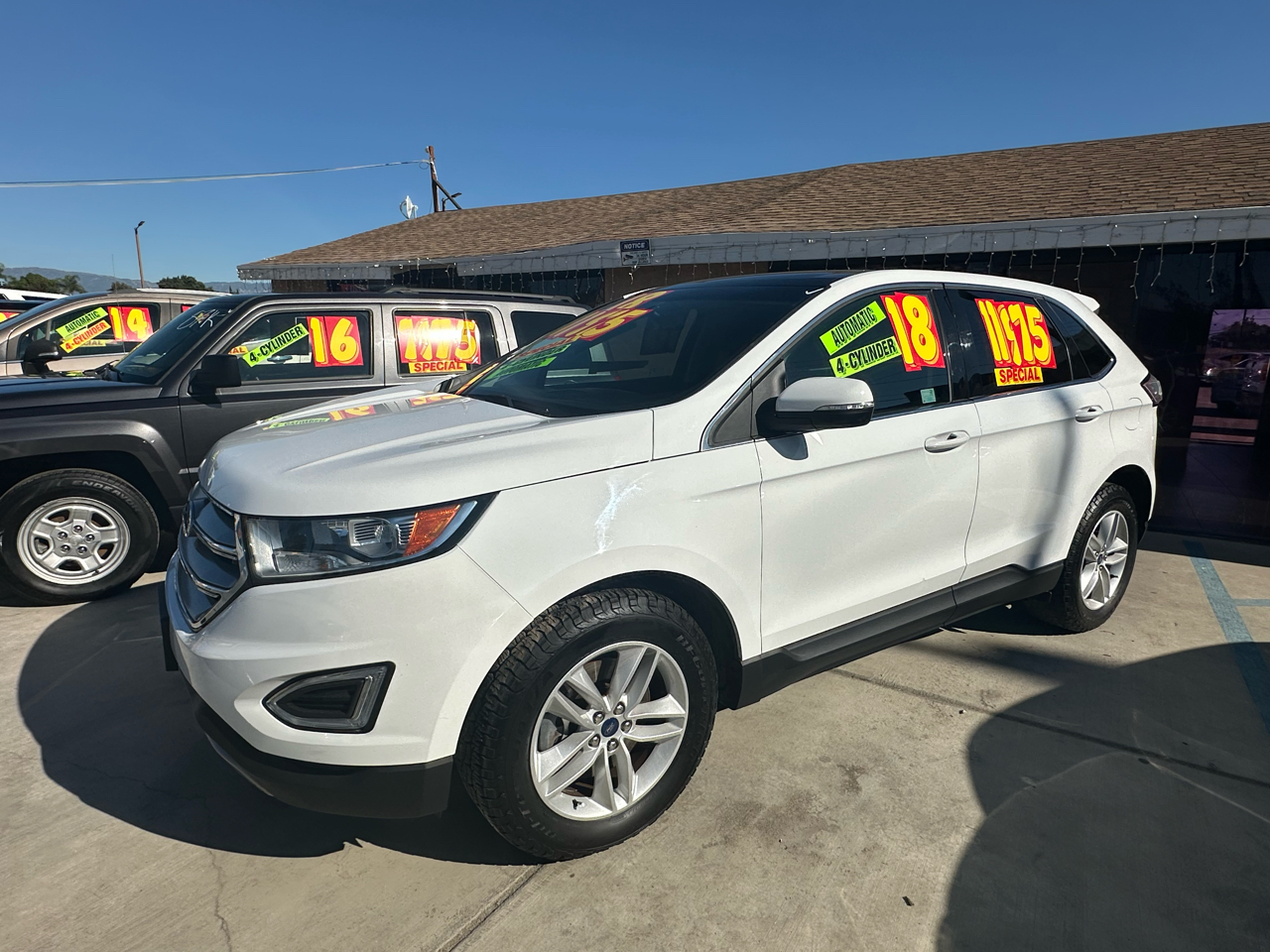 2018 Ford Edge ALL WHEEL DRIVE>3.5L V6 ENGINE>LEATHER INT.