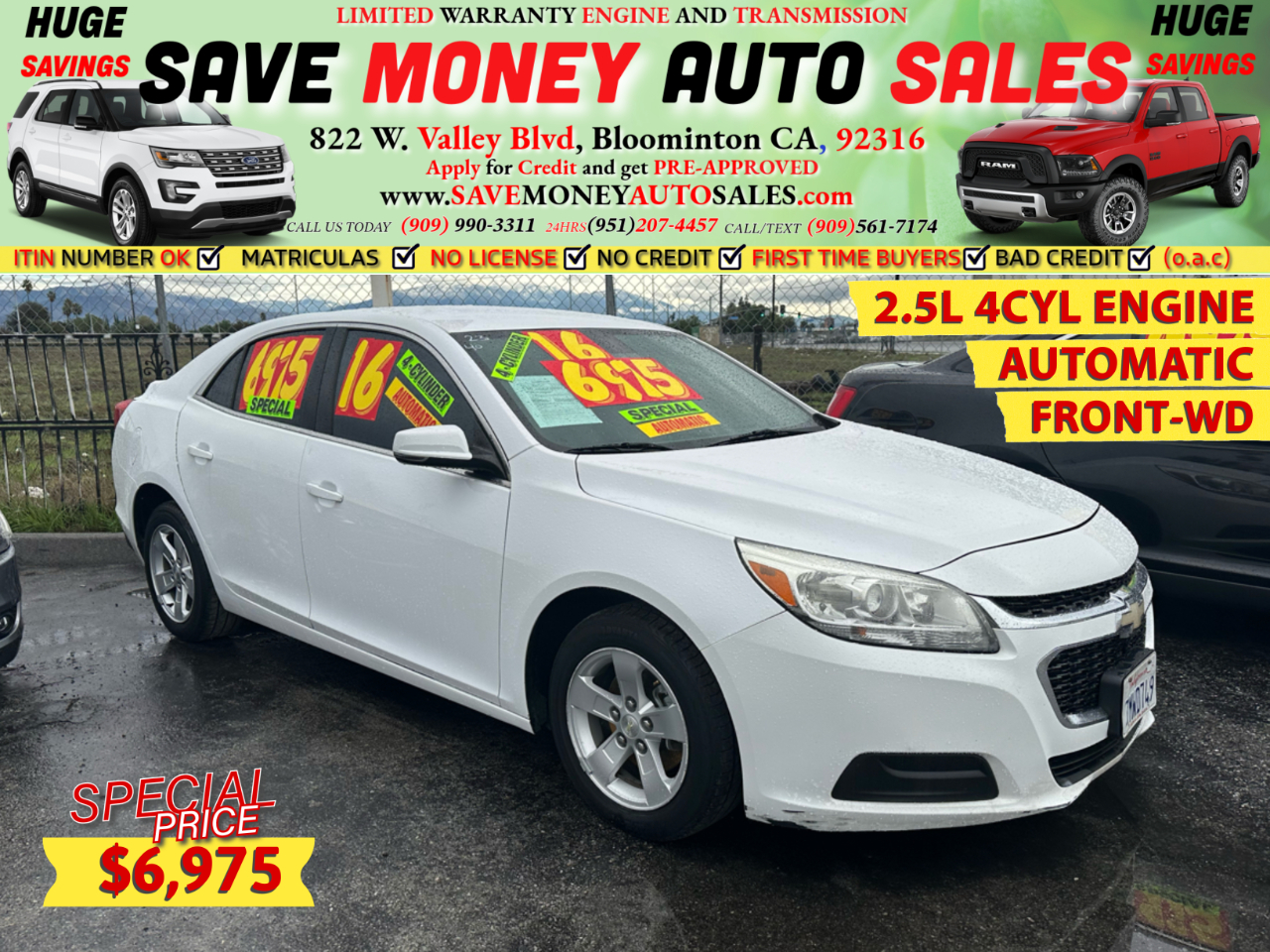 2016 Chevrolet Malibu Limited 1LT