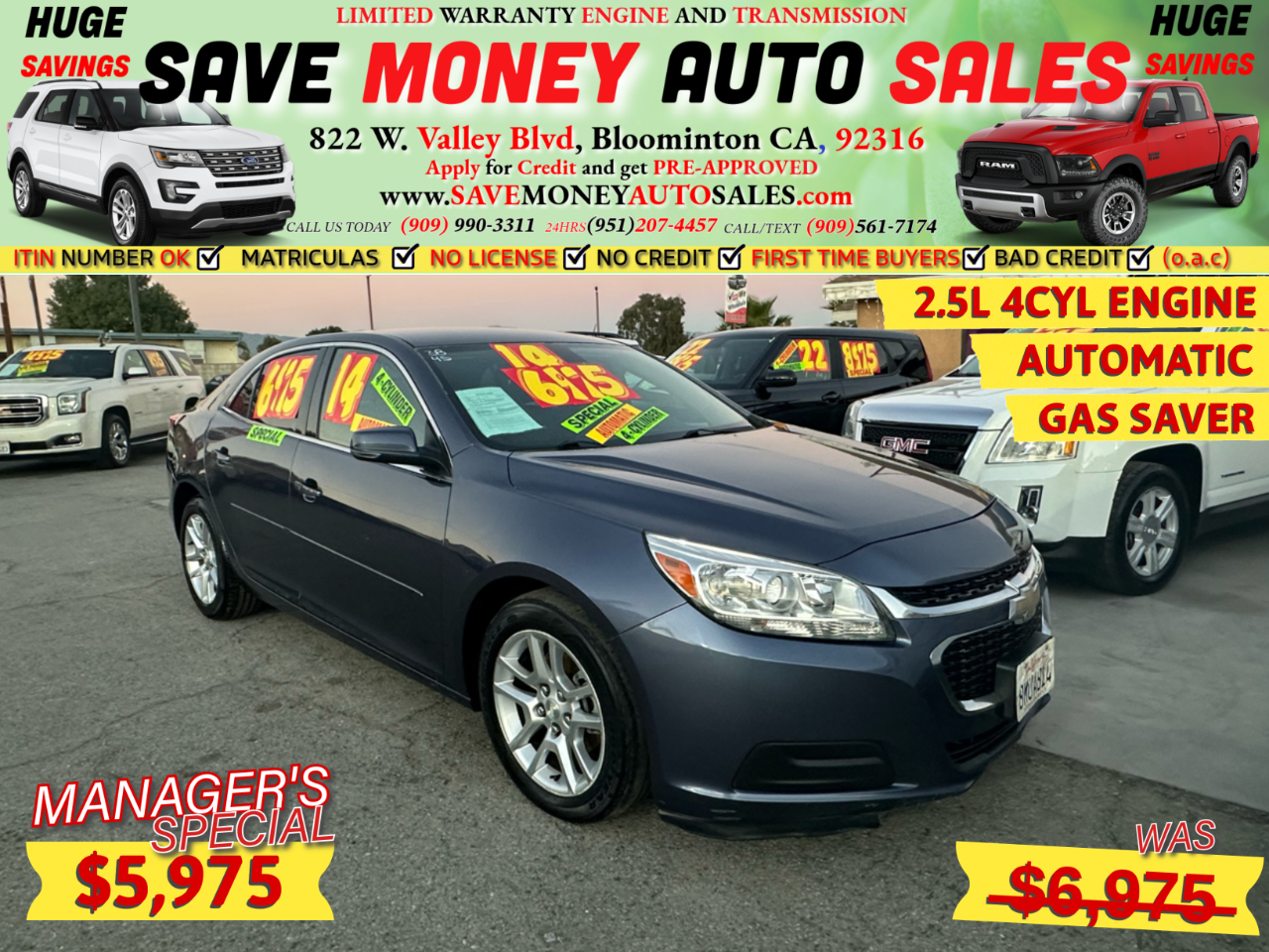 2014 Chevrolet Malibu 1LT