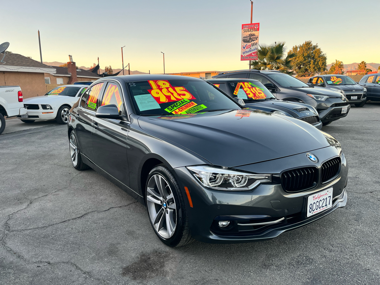 2018 BMW 3 Series 2.0L DOHC 4CYL.>AUTOMATIC>REAR-WD