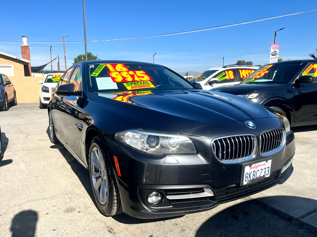 2016 BMW 5 Series 2.0L I4 4 CYL.>8 SPEED AUTO>BACKUP-CAM