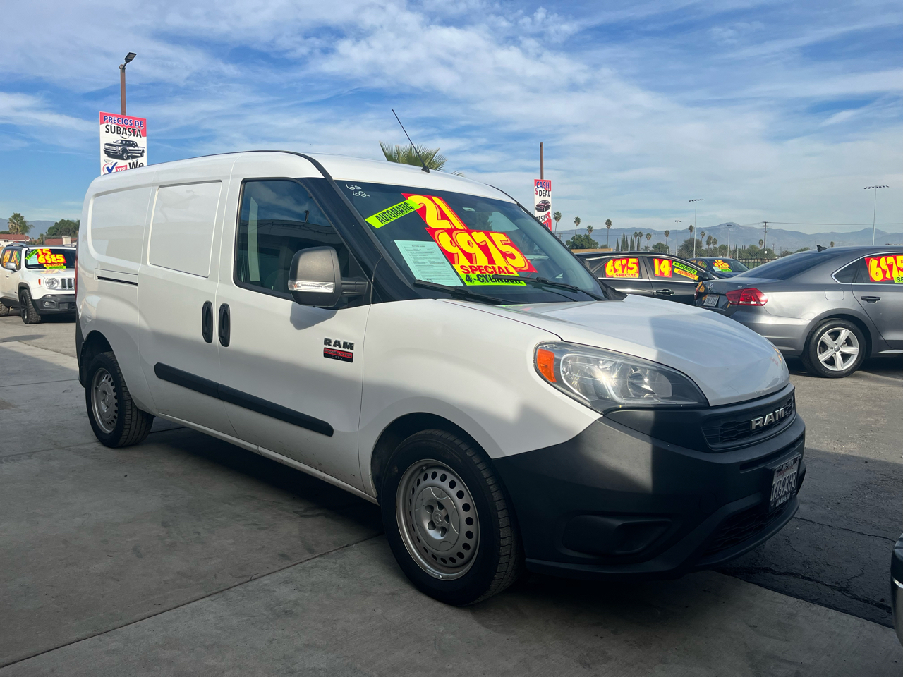 2021 RAM ProMaster City Cargo Van 2.4L I4 MultiAir>9 Speed Auto>FRONT-WD