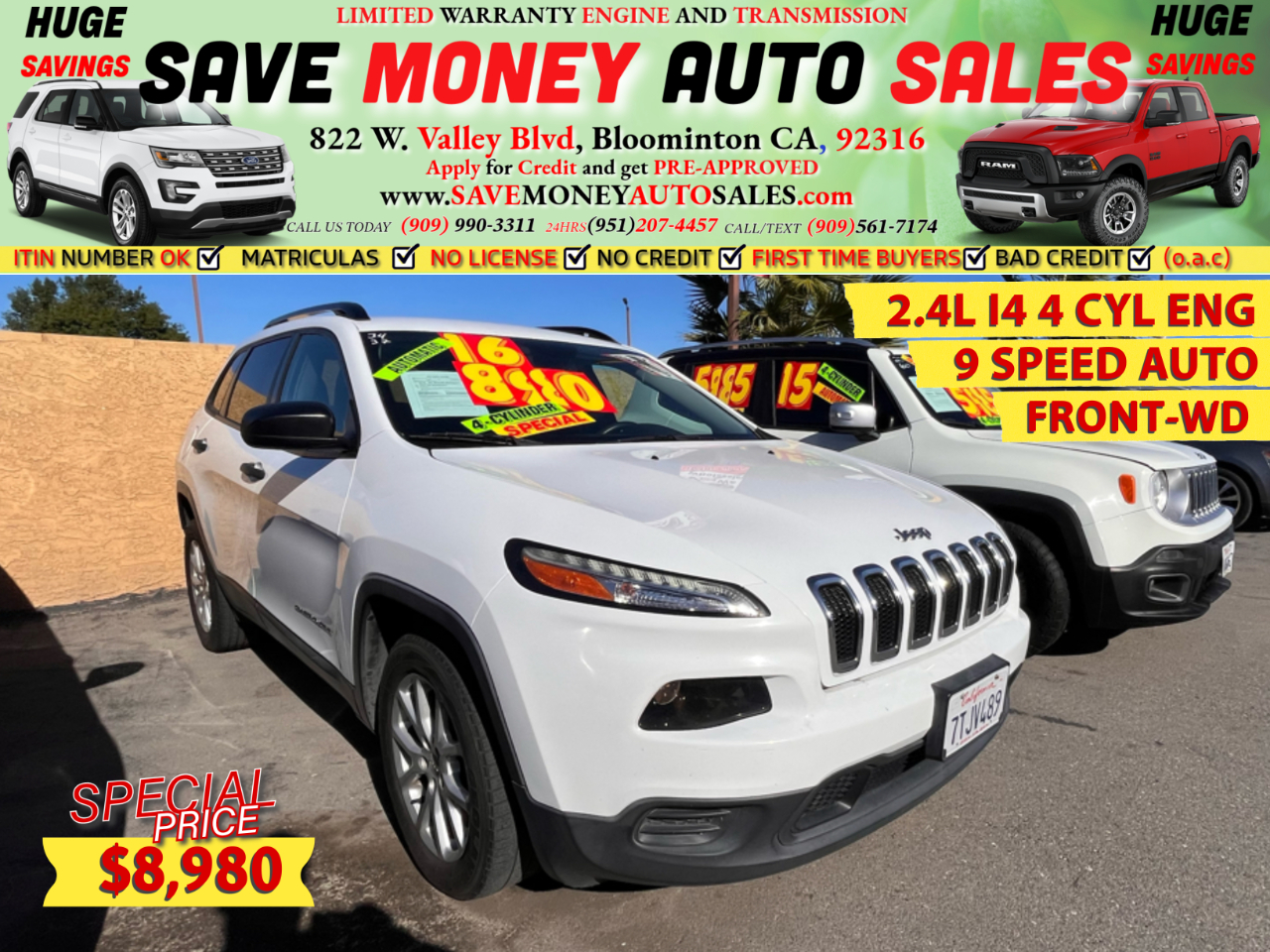 2016 Jeep Cherokee Sport's photo