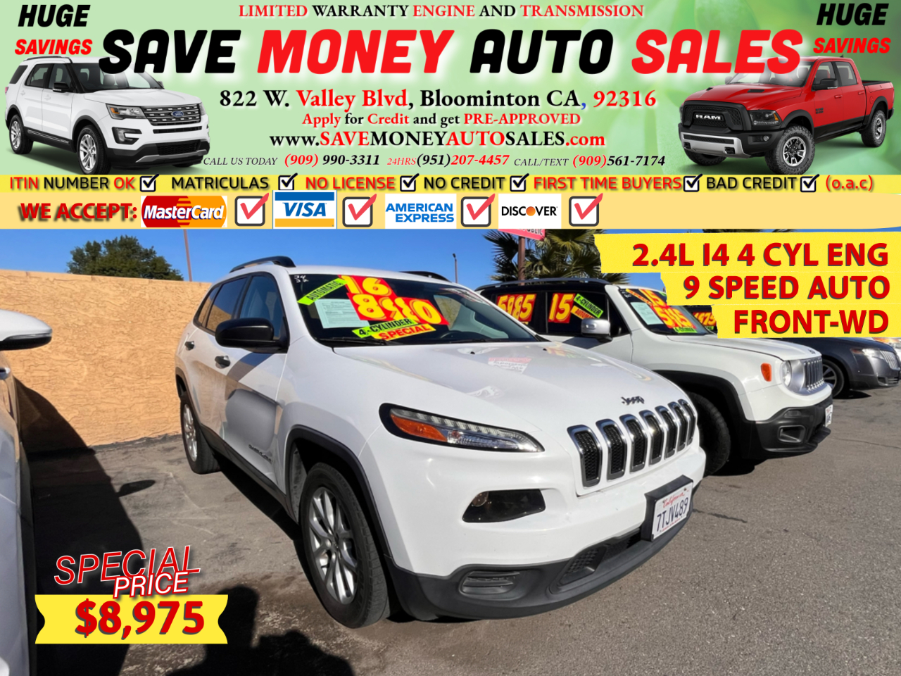 2016 Jeep Cherokee Sport's photo