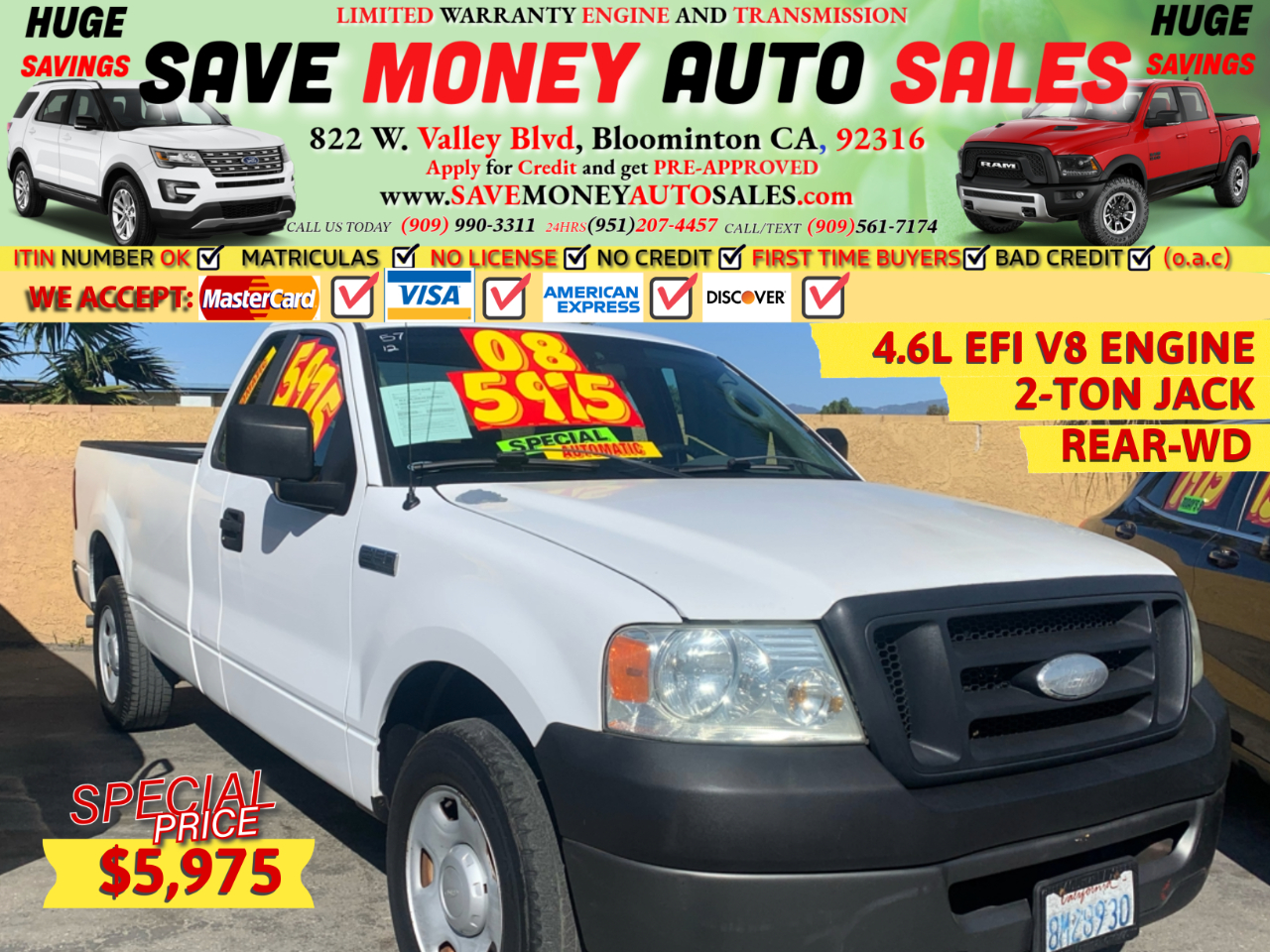 2008 Ford F-150 2WD Reg Cab 126" FX2
