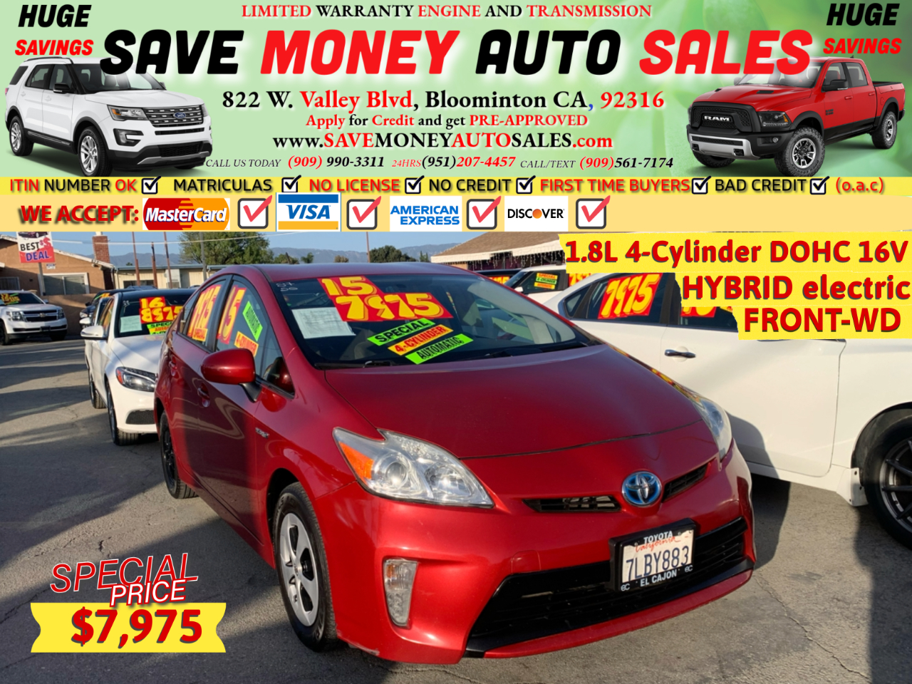 2015 Toyota Prius 5dr HB Persona Series Special Edition (Natl)