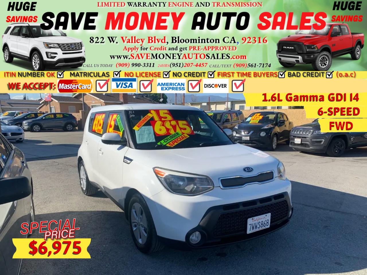 2015 Kia Soul 5dr Wgn Auto Base