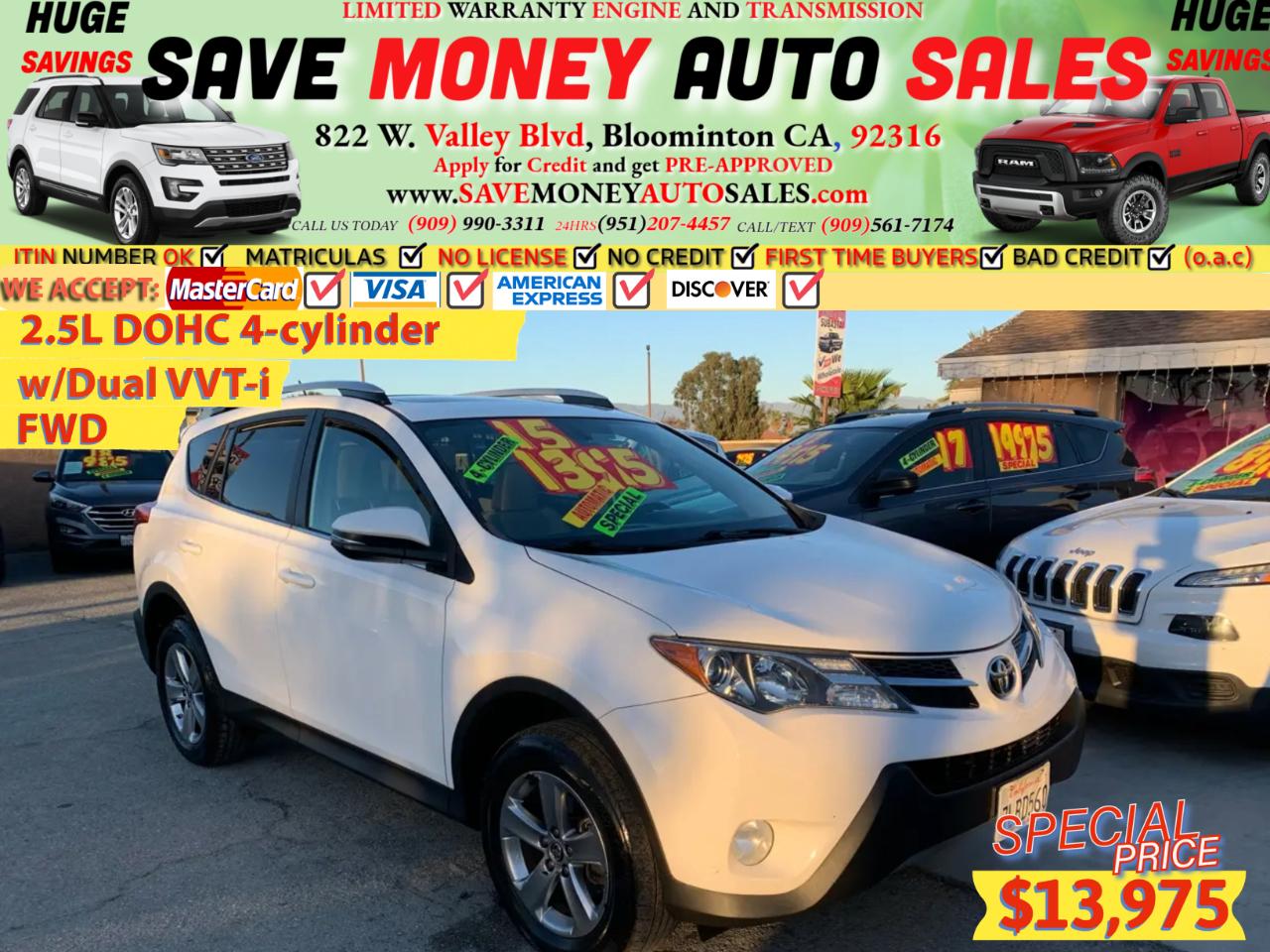 2015 Toyota RAV4 FWD 4dr XLE (Natl)